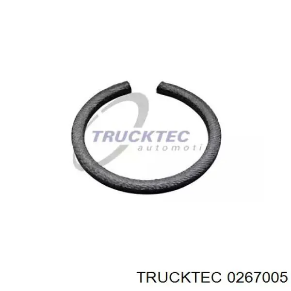 0267005 Trucktec сальник коленвала двигателя задний