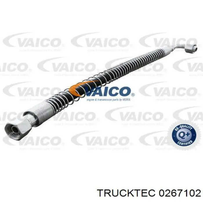 02.67.102 Trucktec трубка (шланг масляного радиатора, высокого давления)