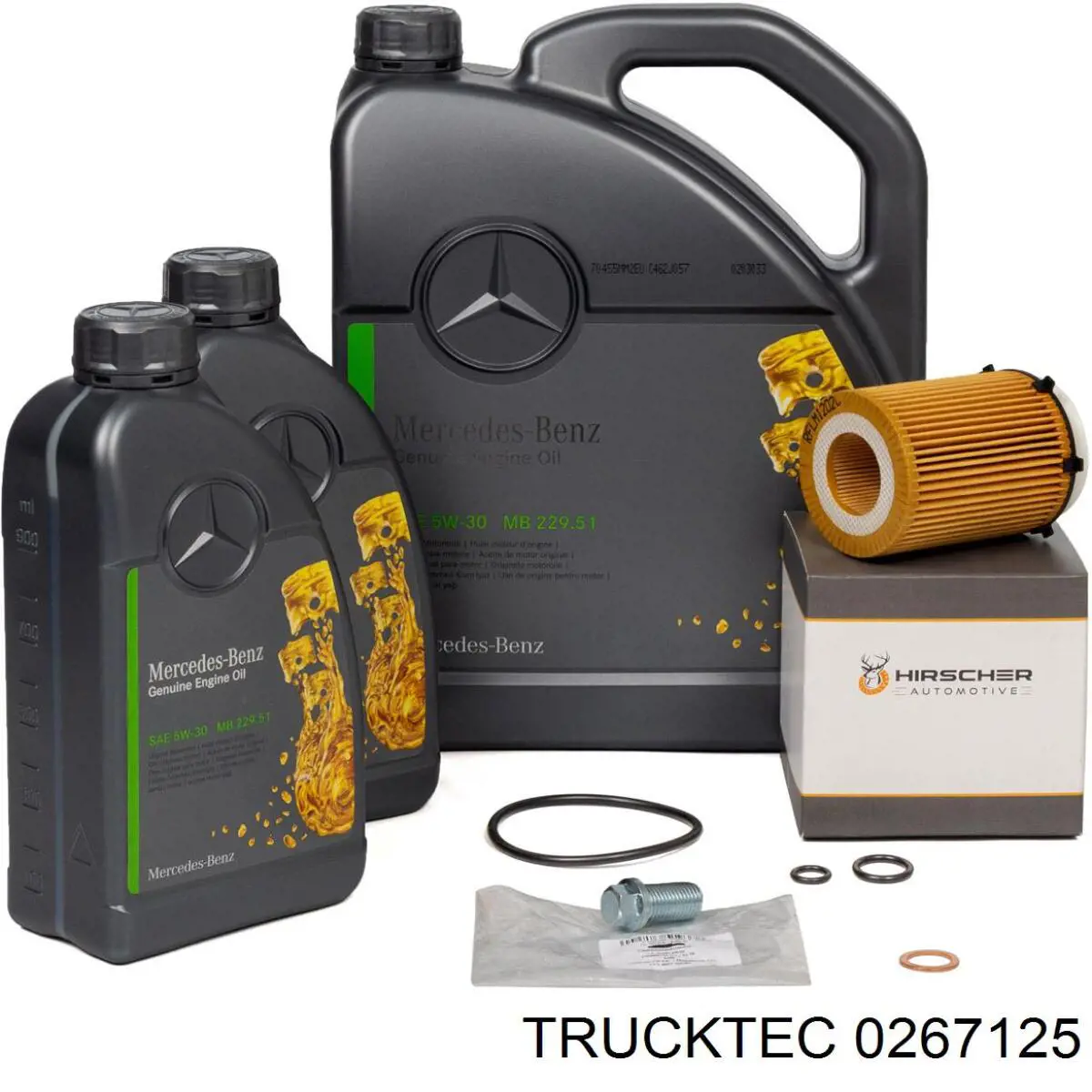 Пробка піддона двигуна 0267125 Trucktec