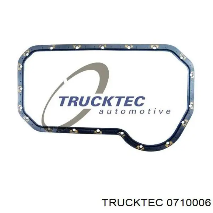 0710006 Trucktec прокладка поддона картера двигателя
