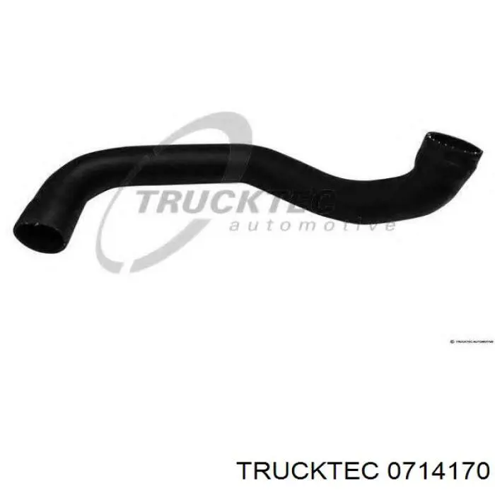 Tubo flexible de aire de sobrealimentación, de turbina 0714170 Trucktec