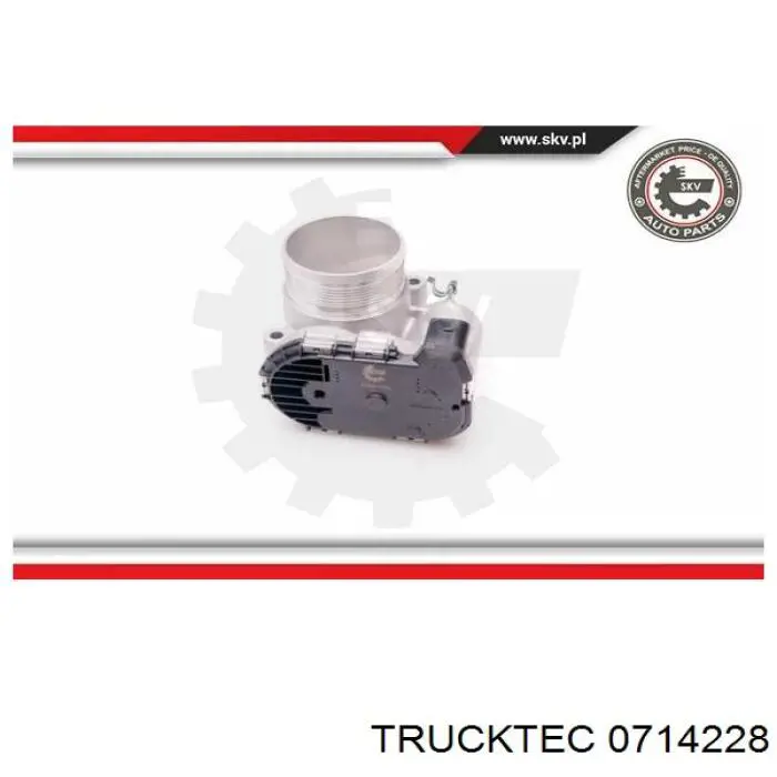 Купить 0714228 Trucktec Блок дроссельной заслонки