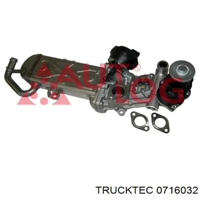 Enfriador EGR de recirculación de gases de escape 0716032 Trucktec