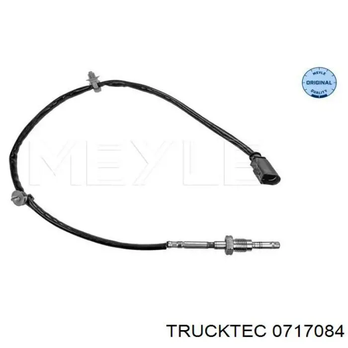 0717084 Trucktec sensor de temperatura dos gases de escape (ge, antes de turbina)