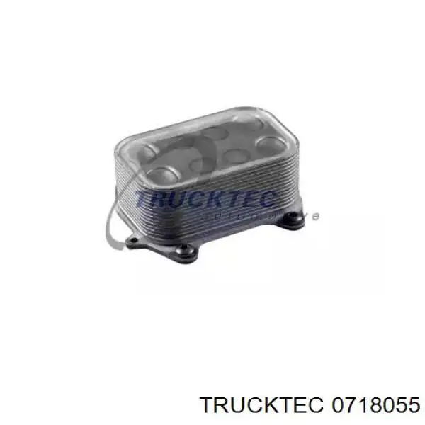 07.18.055 Trucktec radiador de óleo (frigorífico, debaixo de filtro)