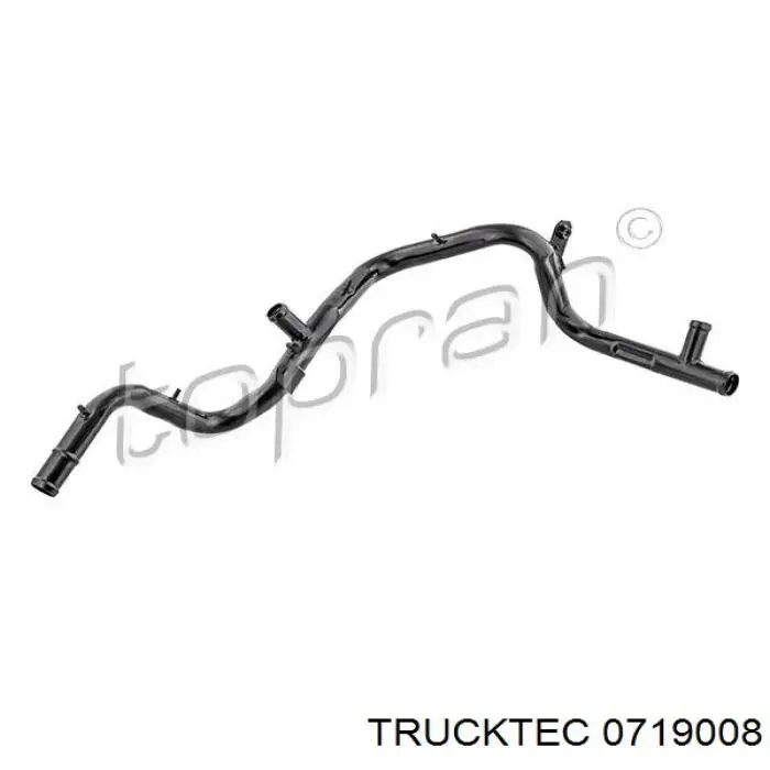 0719008 Trucktec шланг (патрубок системы охлаждения)