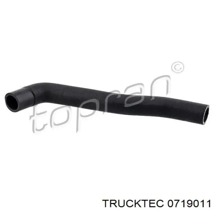 0719011 Trucktec шланг (патрубок системы охлаждения)