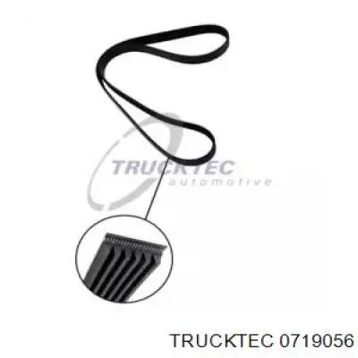 0719056 Trucktec ремень генератора