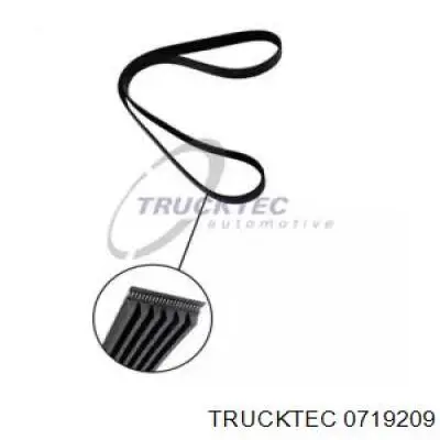 0719209 Trucktec ремень генератора