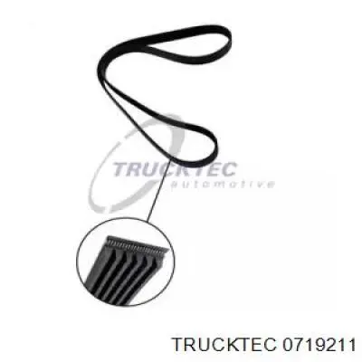 0719211 Trucktec ремень генератора