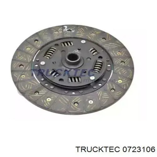 07.23.106 Trucktec диск сцепления