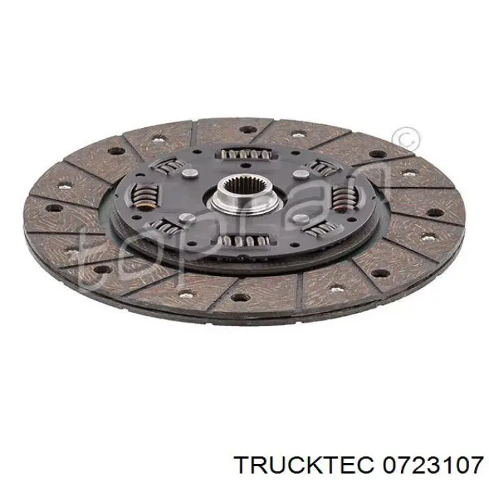 0723107 Trucktec диск сцепления