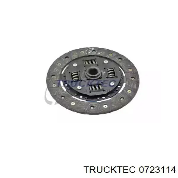 0723114 Trucktec диск сцепления