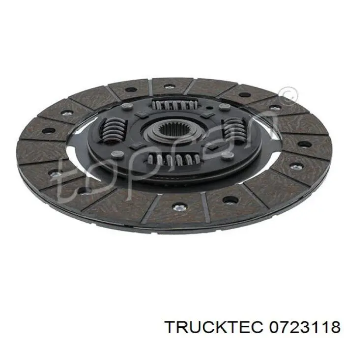 07.23.118 Trucktec диск сцепления
