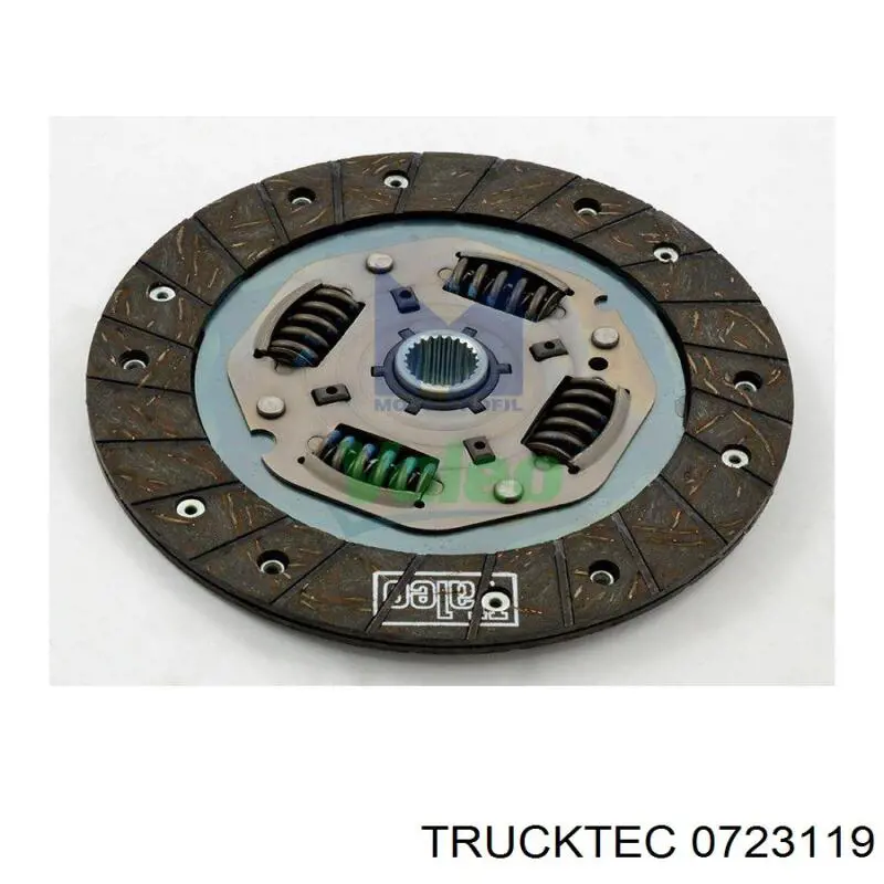 07.23.119 Trucktec диск сцепления
