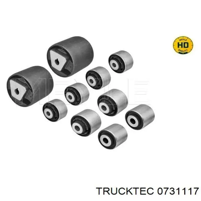 Сайлентблок передней подвески Trucktec 0731117 цена, от 14.80 USD