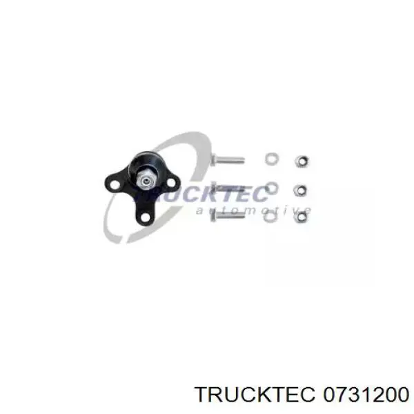 Нижняя левая шаровая опора 0731200 Trucktec