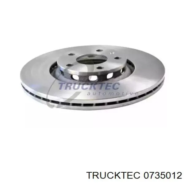 07.35.012 Trucktec диск тормозной передний