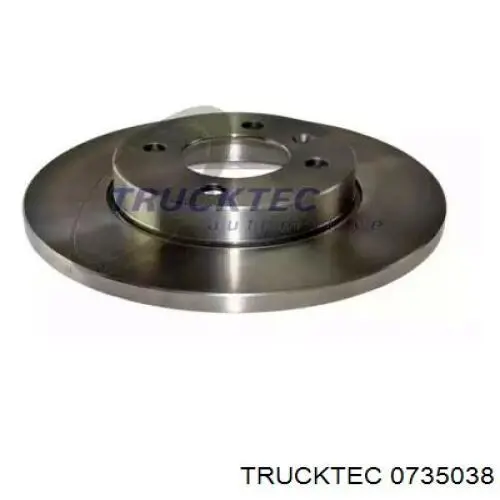 0735038 Trucktec диск тормозной передний