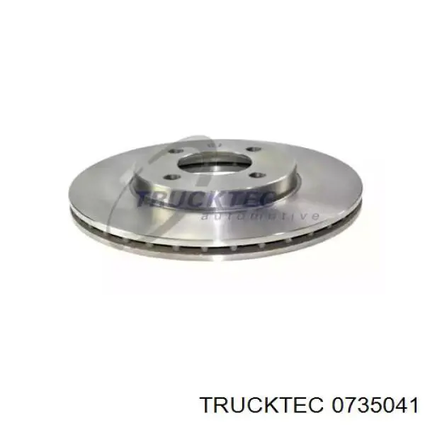 0735041 Trucktec диск тормозной передний