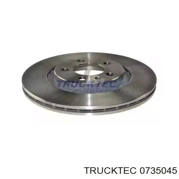 Передние тормозные диски 0735045 Trucktec