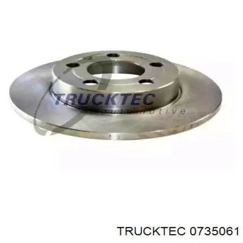 07.35.061 Trucktec диск тормозной задний