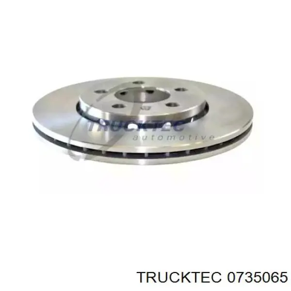 Передние тормозные диски 0735065 Trucktec