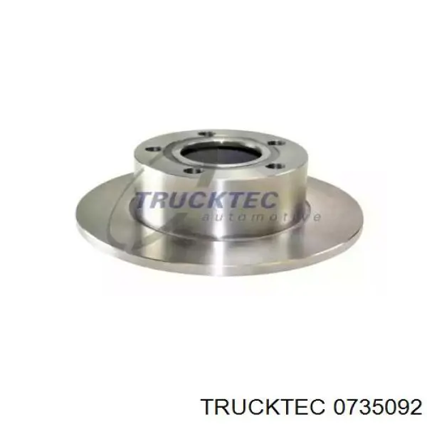 07.35.092 Trucktec диск тормозной задний
