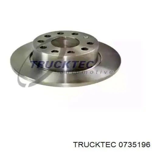 Тормозные диски 0735196 Trucktec