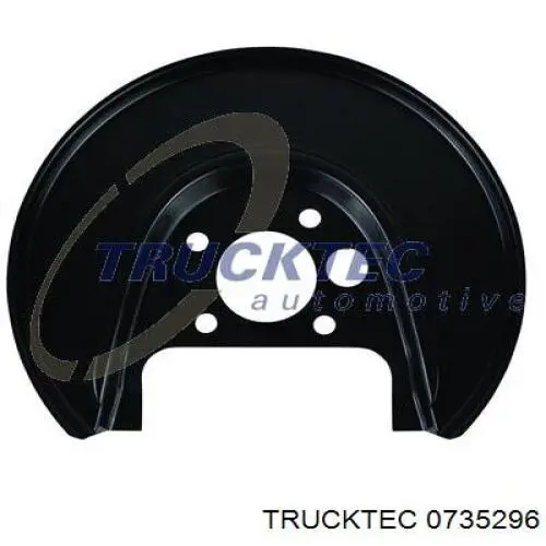 Защита тормозного диска заднего левая 0735296 Trucktec