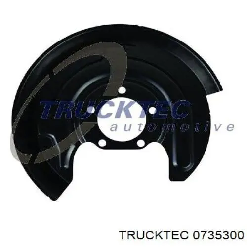 07.35.300 Trucktec защита тормозного диска заднего левая