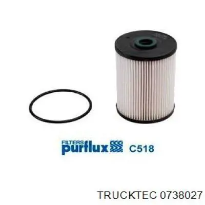 Фильтр тонкой очистки топлива Trucktec 0738027 цена, от 6.49 USD