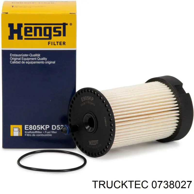 0738027 Trucktec Фильтр топлива