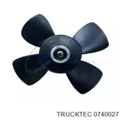 07.40.027 Trucktec электровентилятор охлаждения в сборе (мотор+крыльчатка)