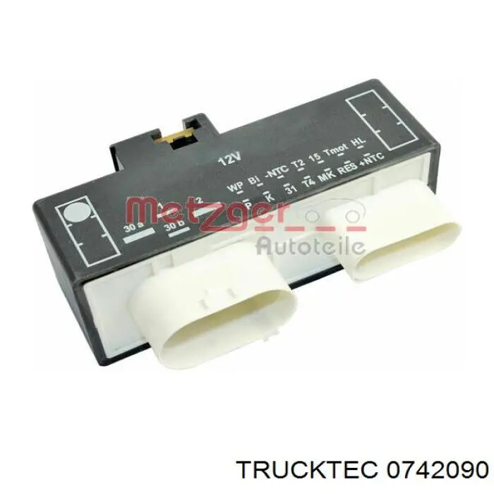 07.42.090 Trucktec регулятор оборотов вентилятора охлаждения (блок управления)