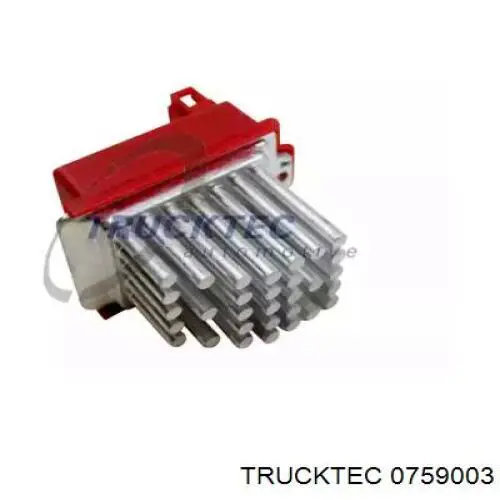 07.59.003 Trucktec резистор (сопротивление вентилятора печки (отопителя салона))
