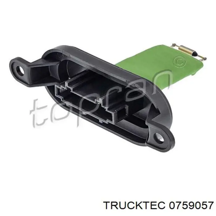 Resistencia de motor, ventilador aire acondicionado 0759057 Trucktec