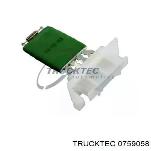07.59.058 Trucktec резистор (сопротивление вентилятора печки (отопителя салона))