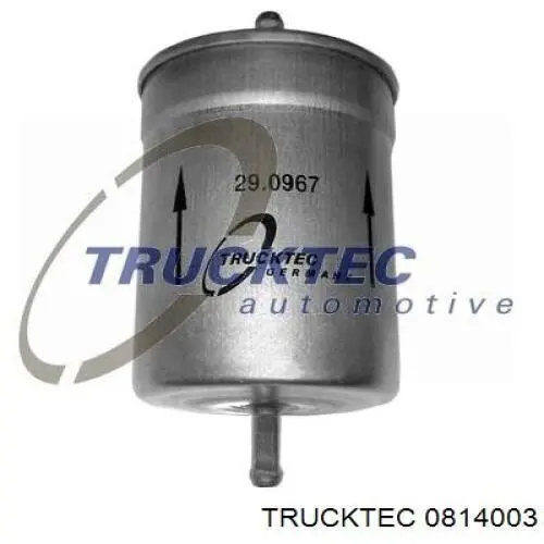0814003 Trucktec топливный фильтр
