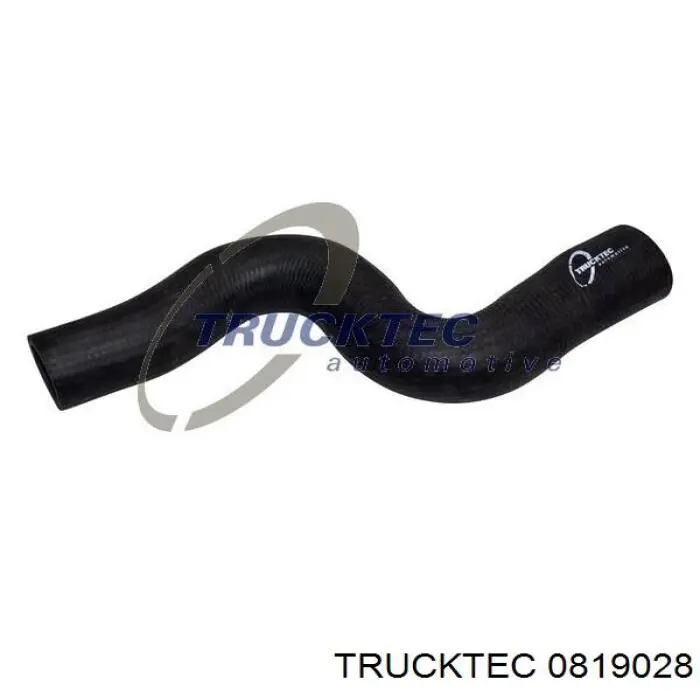 0819028 Trucktec шланг (патрубок системы охлаждения)