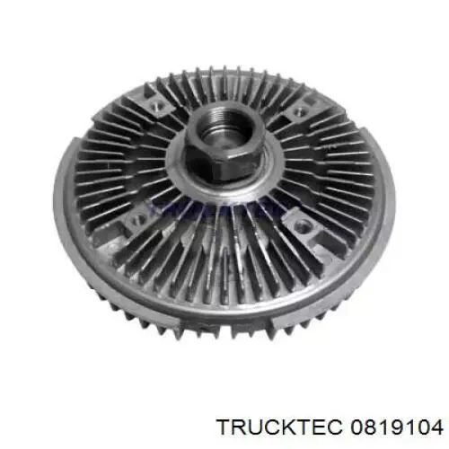 0819104 Trucktec вискомуфта (вязкостная муфта вентилятора охлаждения)