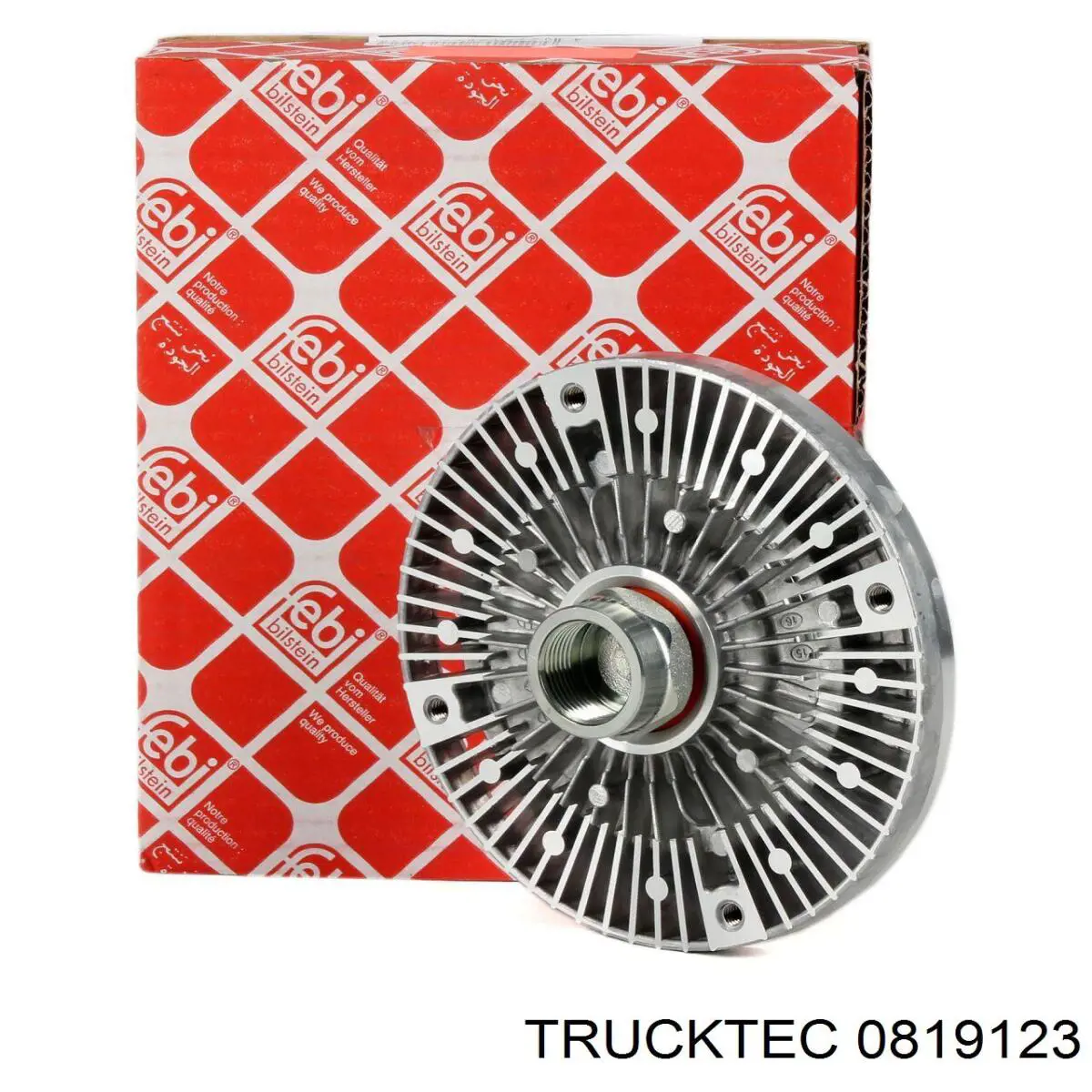 Патрубок радиатора 0819123 Trucktec