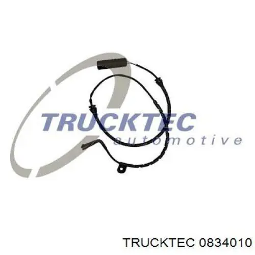 Contacto de aviso, desgaste de los frenos 0834010 Trucktec