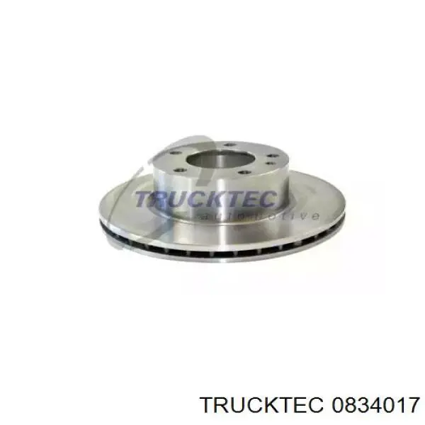 0834017 Trucktec тормозные диски