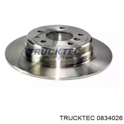 0834026 Trucktec тормозные диски