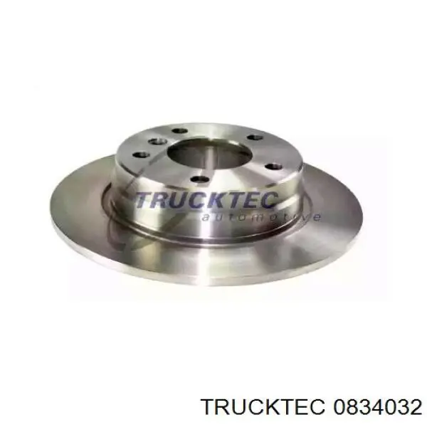 0834032 Trucktec диск тормозной задний