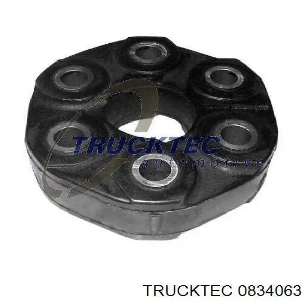 Articulación, árbol longitudinal, delantera 0834063 Trucktec