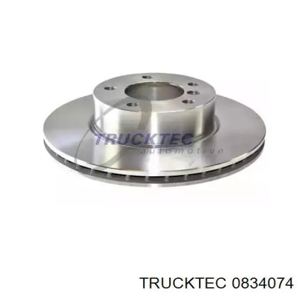 0834074 Trucktec диск тормозной передний