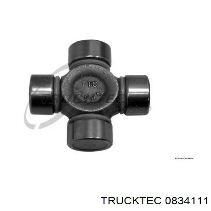 Cruceta de árbol de cardán trasero 0834111 Trucktec