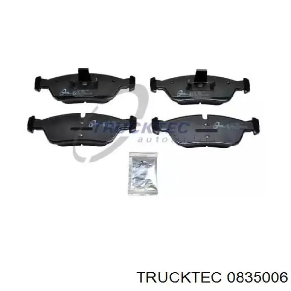 Передние тормозные колодки 0835006 Trucktec